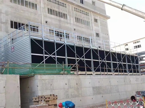 采用方形冷卻塔能夠節省空間,方形冷卻塔圖片