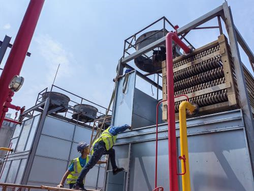 機力冷卻塔降噪方案(冷卻塔降噪處理方案)