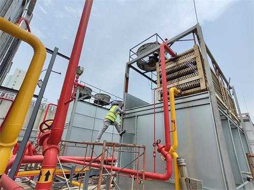 冷卻塔廠家分享冷卻塔使用時安全事項(中溫逆流式方形冷卻塔規格)