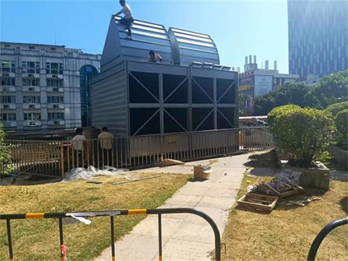 全鋼開式冷卻塔外觀防腐表面處理(橫流開式冷卻塔原理圖)